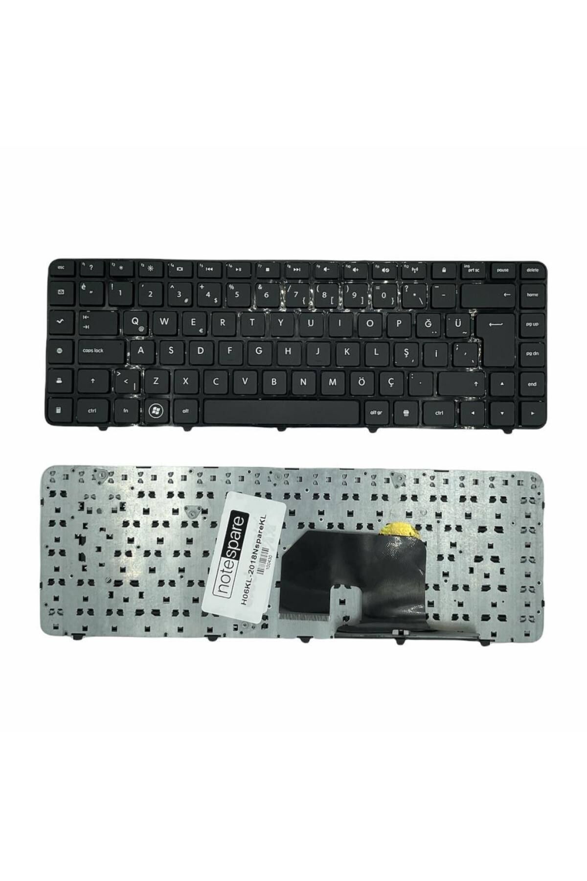 Hp ile Uyumlu 06743-141, 2B-40601Q100, 2B-40615Q100, 2B-40617Q101 Notebook Klavye Siyah TR