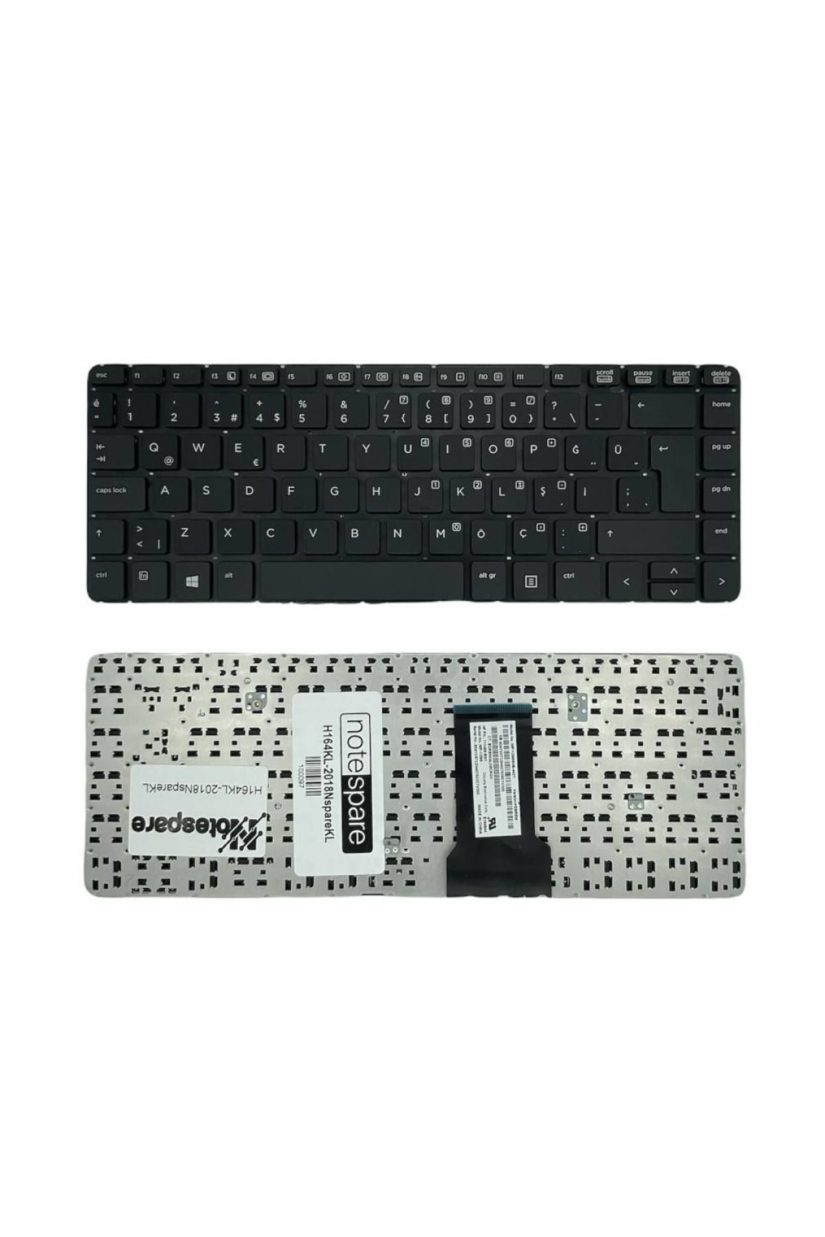Hp ile Uyumlu ProBook 430 G1 F0X34EA, 430 G1 F0X35EA, 430 G1 F0X36EA Notebook Klavye Siyah TR