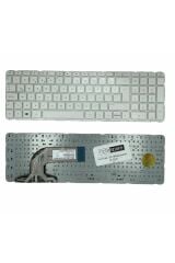 Hp ile Uyumlu Pavilion 15-r214nt L0F27EA, 15-r215nt L0F30EA Notebook Klavye Beyaz TR