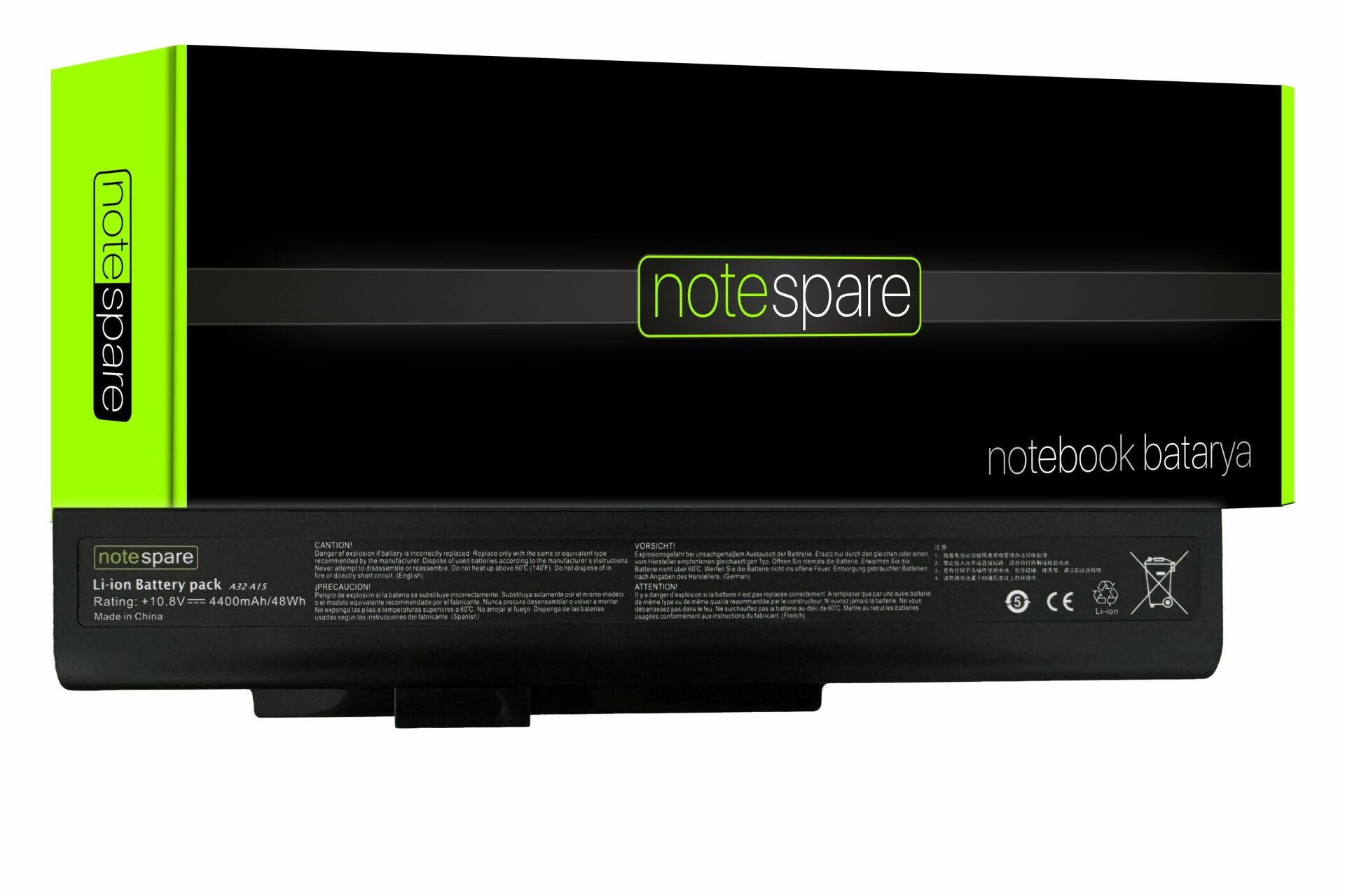 Medion ile Uyumlu MD97744, MD97752, MD97753, MD97788, MD97789 Notebook Batarya Pil