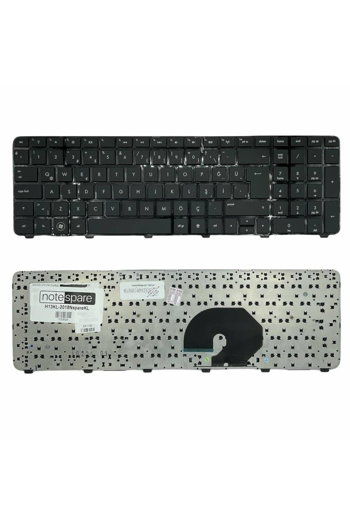 Hp ile Uyumlu 2B-03901W601, NB39, SN5111 Notebook Klavye Siyah TR