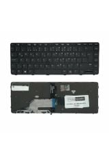 Hp ile Uyumlu ProBook 430 G3 T6R26ES, 430 G3 W4N71EA Notebook Klavye Işıklı Siyah TR
