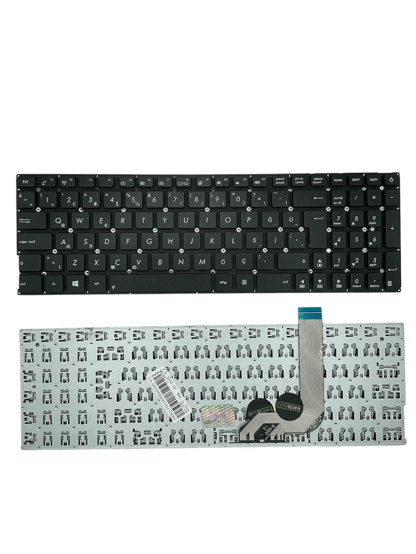 Asus ile Vivobook 15 V143362GK Notebook Klavye Siyah TR