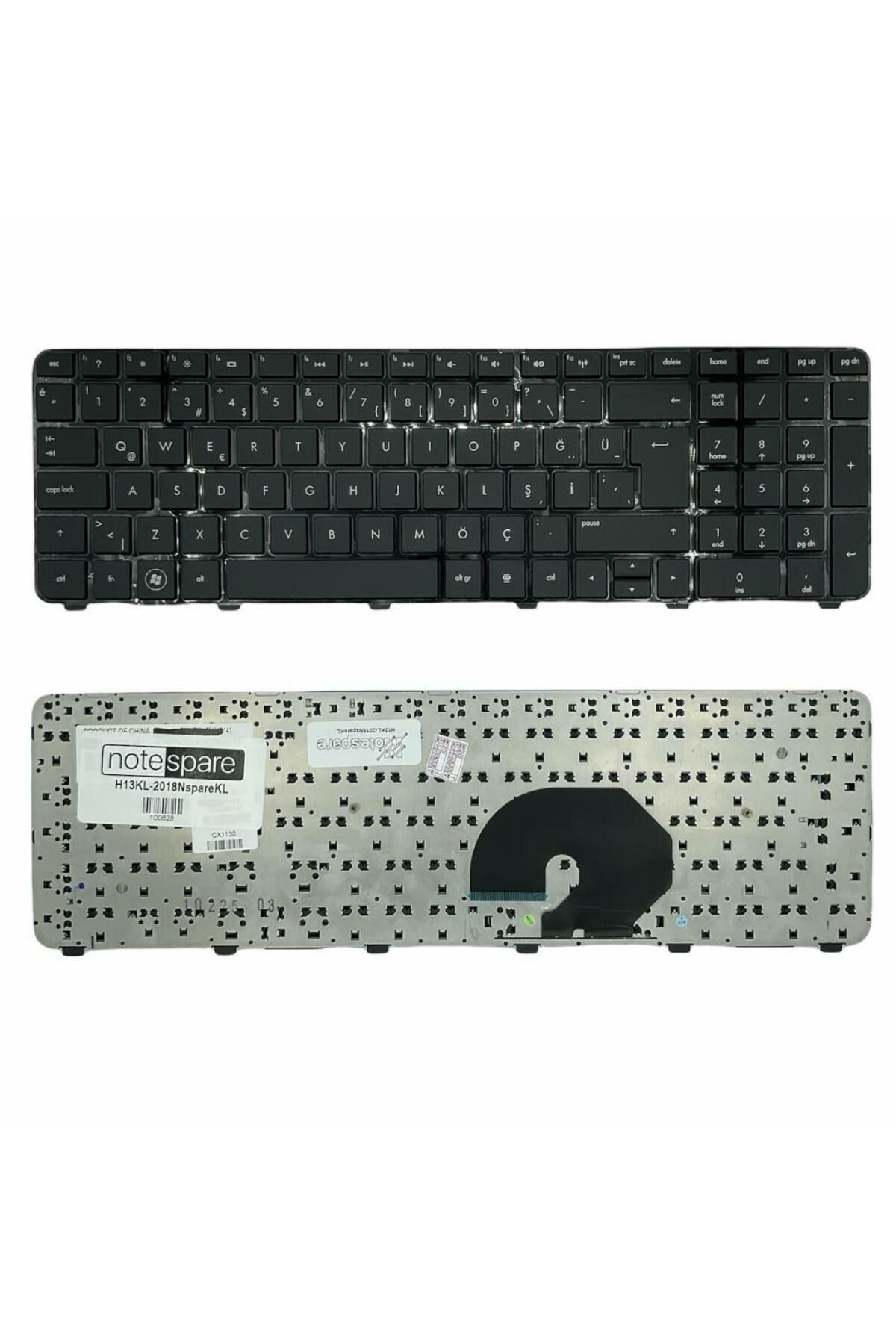Hp ile Uyumlu NSK-HJ0US, NSK-HJAUW, SG-46200-28A, SG-46200-XUA Notebook Klavye Siyah TR