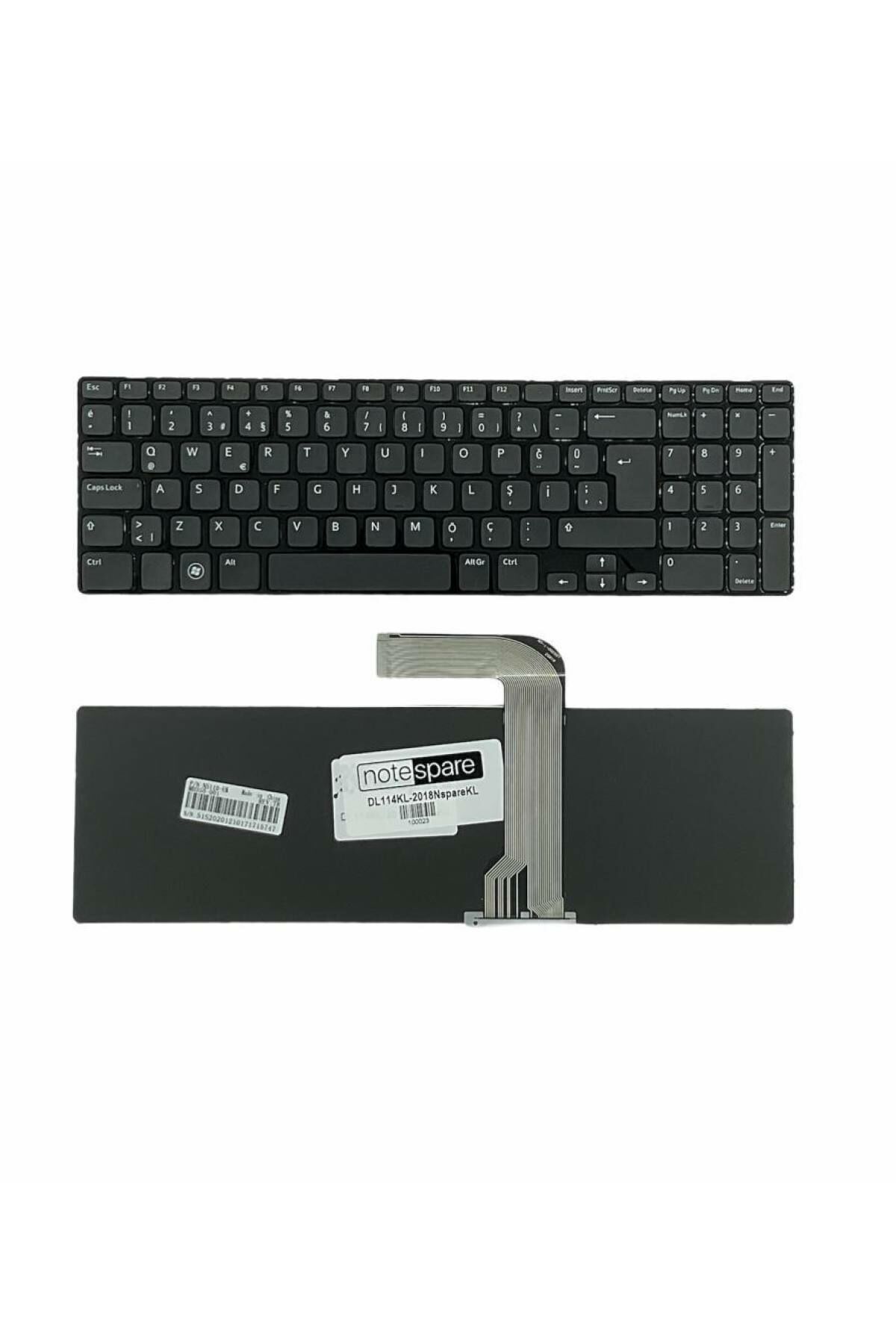 Dell ile Uyumlu 90.4IE07.C01, NSK-DY0SW Notebook Klavye Siyah TR