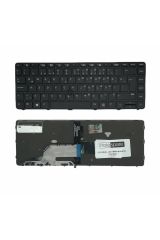 Hp ile Uyumlu ProBook 640 G2 Y3B59ES, 640 G3 1EM41ES Notebook Klavye Işıklı Siyah TR