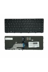 Hp ile Uyumlu ProBook 640 G2, 640 G3, 645 G2, 645 G3 Notebook Klavye Işıklı Siyah TR