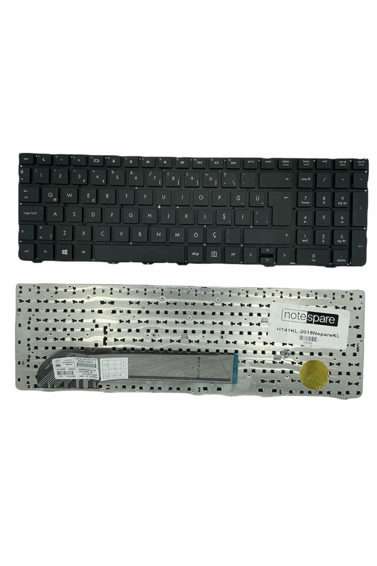 Hp ile Uyumlu ProBook 4535s A6E35EA, 4535s A6E36EA, 4535s LG855EA Notebook Klavye Siyah TR