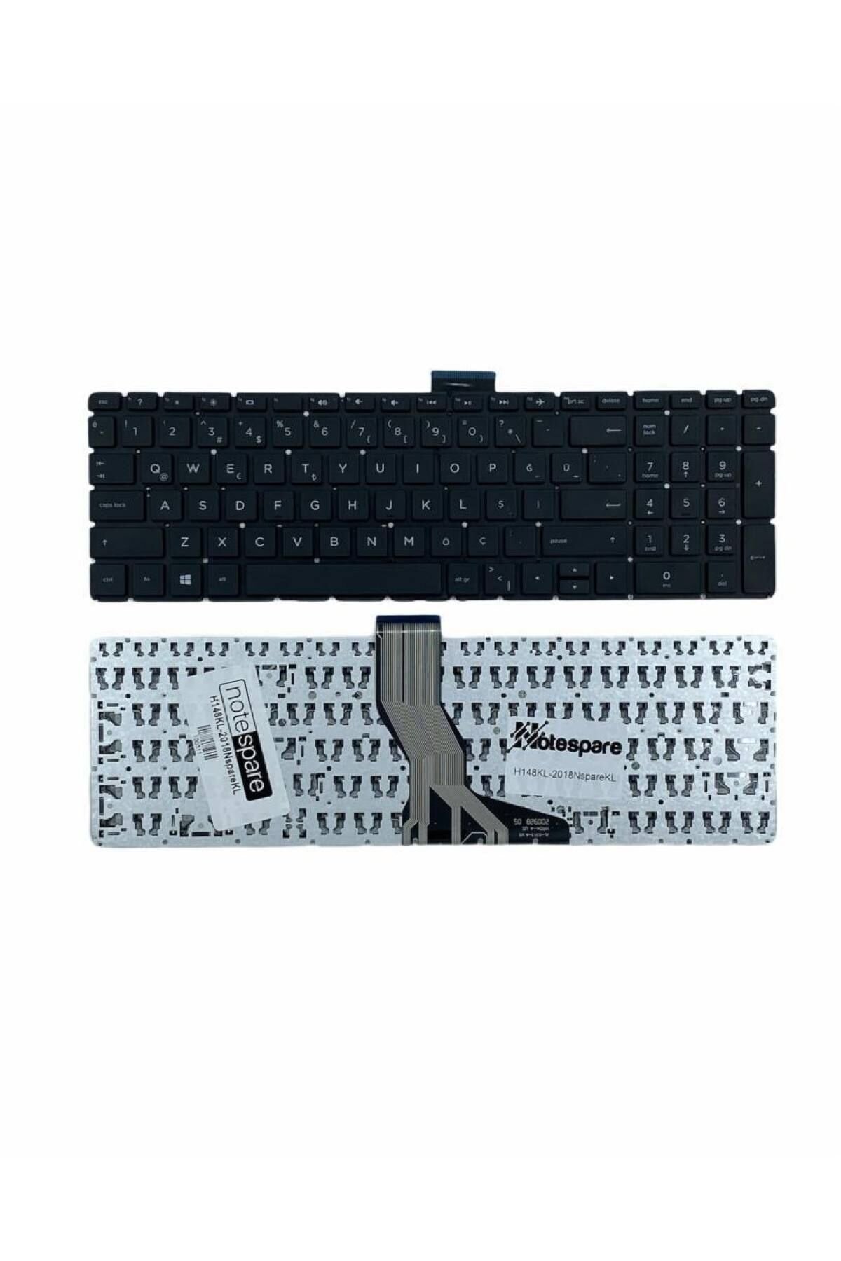 Hp ile Uyumlu 15-BS014NT (2BT20EA), 15-BS015NT (2BT22EA) Notebook Klavye Siyah TR