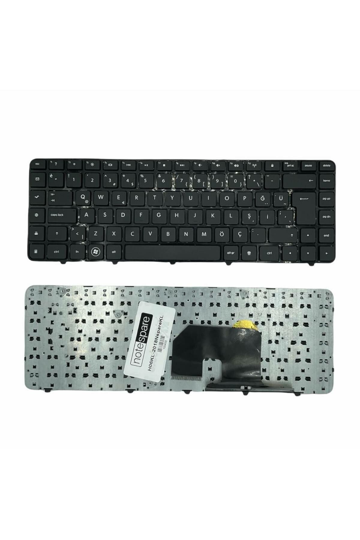 Hp ile Uyumlu Pavilion Dv6-3330Et (Ll084Ea), Dv6-3330St (Ll085Ea) Notebook Klavye Siyah TR