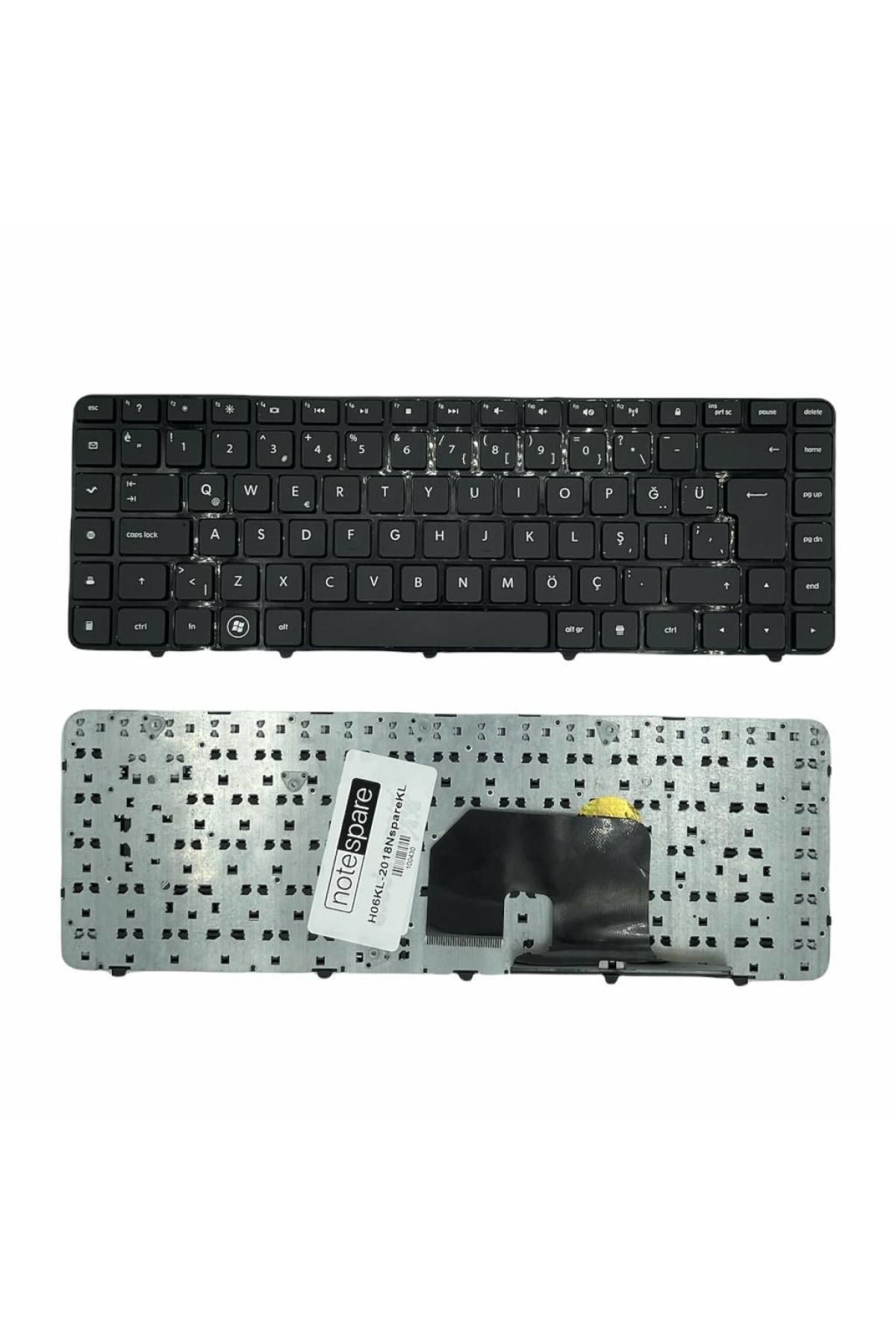 Hp ile Uyumlu Pavilion Dv6-3340Et (Ll086Ea), Dv6-3340St (Ll087Ea) Notebook Klavye Siyah TR