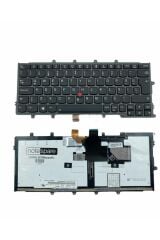 Lenovo ile Uyumlu ThinkPad X240 20AL00FGTX, X240 20AMA07JTX Notebook Klavye Işıklı Siyah TR