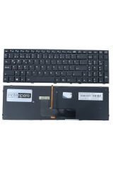 Monster ile Uyumlu Abra A5 V5.1, A5 V5.1.1, A5 V5.1.2 Notebook Klavye Işıklı Siyah TR