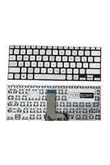Asus ile Uyumlu X409 İ3-1005g1 Notebook Klavye Gümüş Gri TR