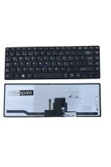 Toshiba ile Uyumlu Tecra Z40-A, Z40-A-119, Z40-A-11E Notebook Işıklı Klavye Siyah TR Çerçeveli