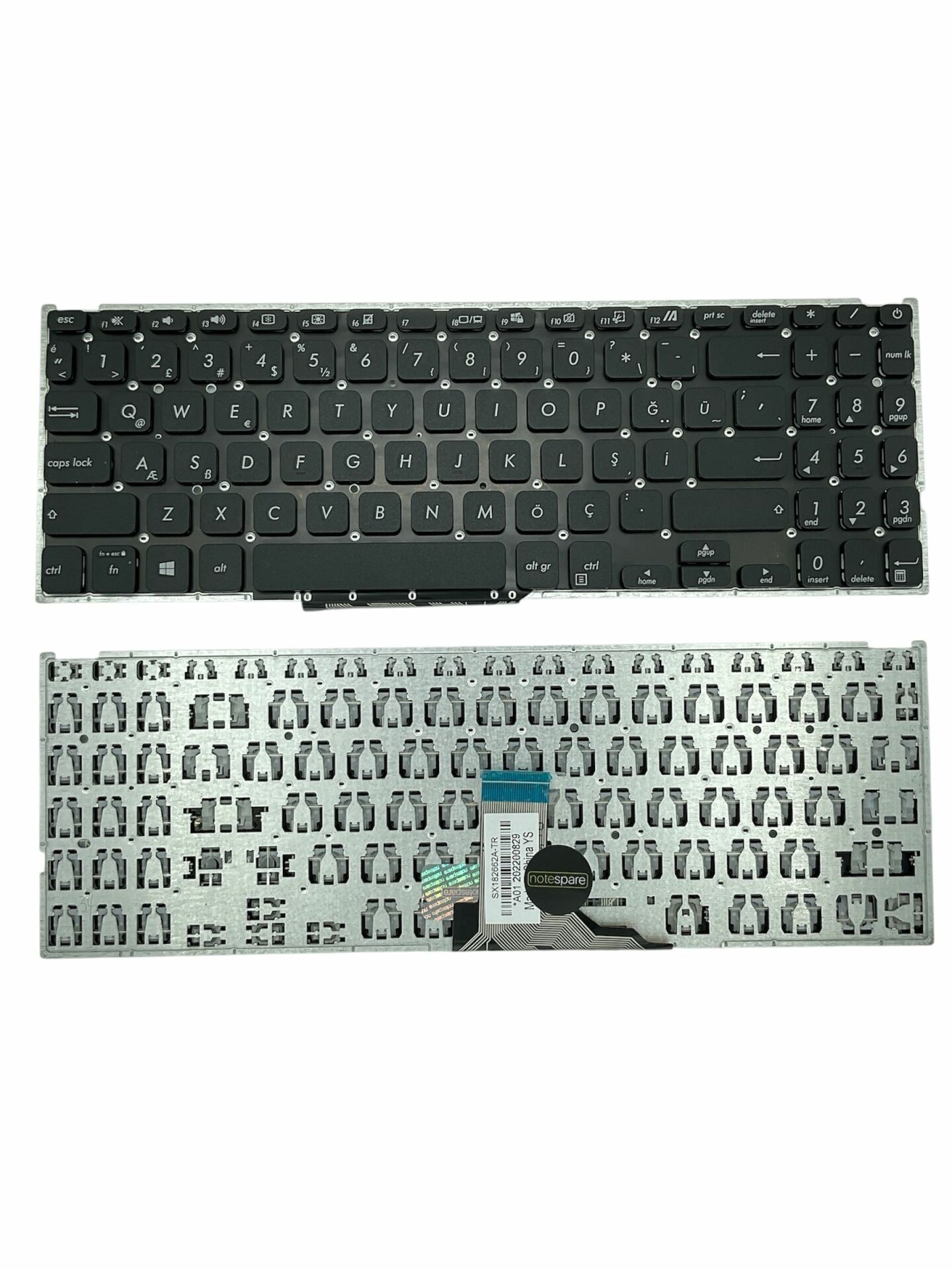 Asus ile Uyumlu X515EA-EJ1315, X515EA-EJ1318, X515EA-EJ3902 Notebook Klavye Siyah TR