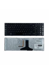 Toshiba ile Uyumlu Satellite A660-17K, A660-17M, A660-17U Notebook Klavye Işıklı Siyah TR