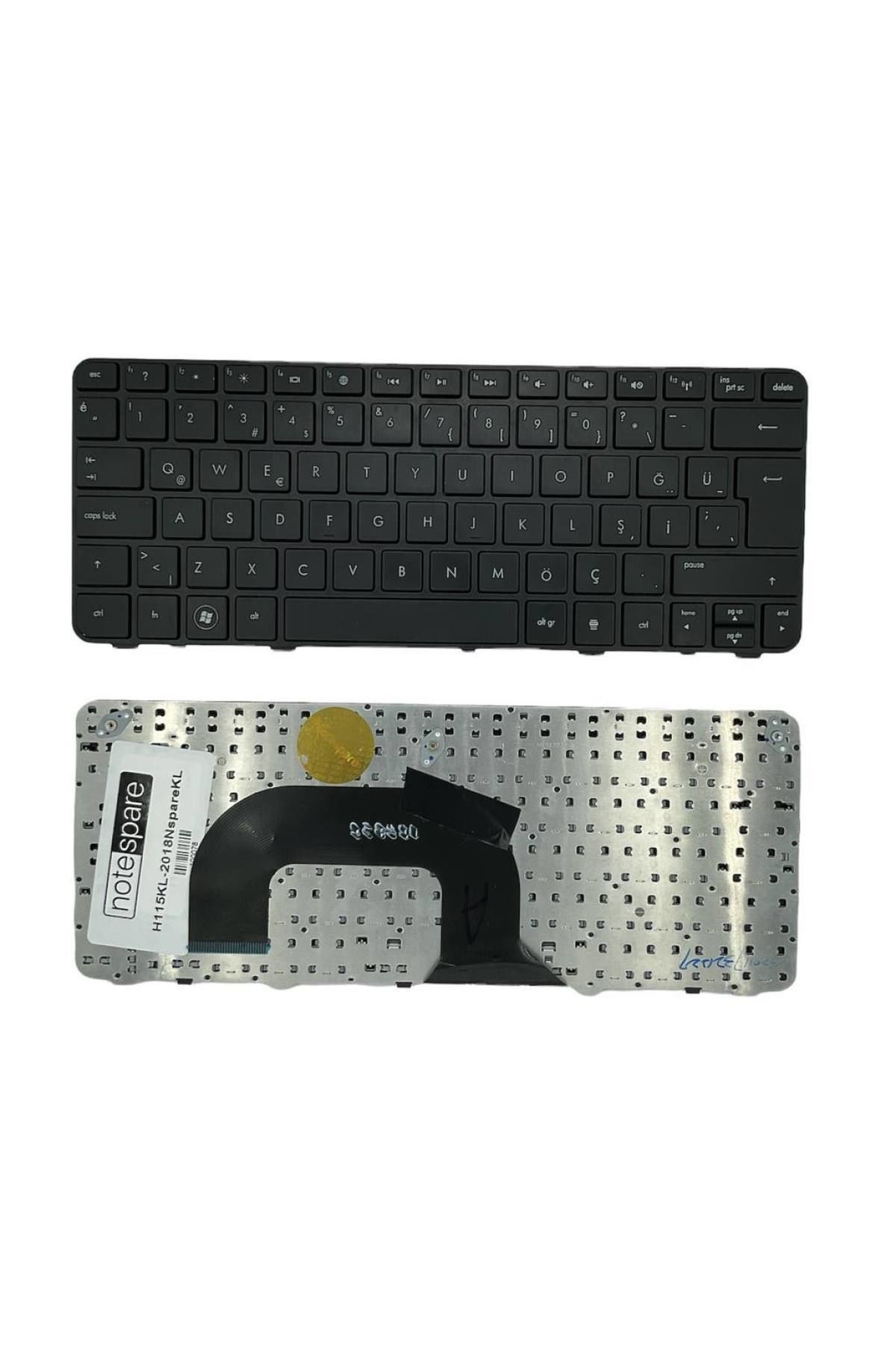 Hp ile Uyumlu Pavilion DM1-3000, DM1-3100, DM1-3101, DM1-3110 Notebook Klavye Siyah TR