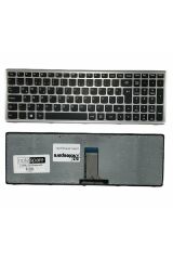 Lenovo ile Uyumlu 25211319, 25211319, 25211323, 25211293 Notebook Klavye Gümüş Gri TR