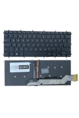 Dell ile Uyumlu Inspiron 13-5379, 13-7000 Işıklı Klavye Siyah TR Büyük Enter Versiyon