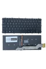 Dell ile Uyumlu Inspiron 13-7378, 13-7570 Işıklı Klavye Siyah TR Büyük Enter Versiyon