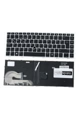 Hp ile Uyumlu EliteBook 840 G5 3JX27EA, 840 G5 5SR86ES Notebook Klavye Işıklı Siyah TR
