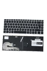 Hp ile Uyumlu EliteBook 840 G6 4WG18AV, 840 G6 4WG26AV Notebook Klavye Işıklı Siyah TR