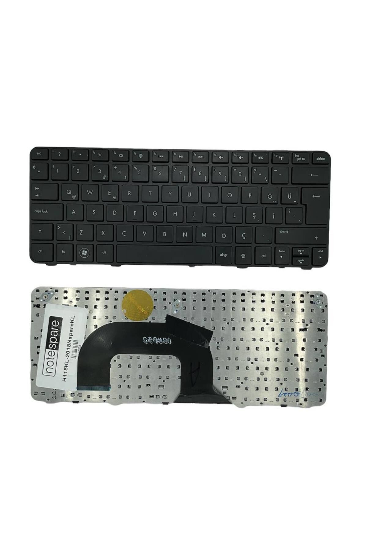 Hp ile Uyumlu Pavilion DM1Z-3000 CTO, DM1Z-3200 CTO Notebook Klavye Siyah TR