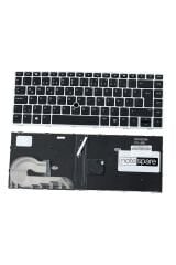 Hp ile Uyumlu EliteBook 840 G6 7YK98ES06, 840 G6 8MK20ES Notebook Klavye Işıklı Siyah TR