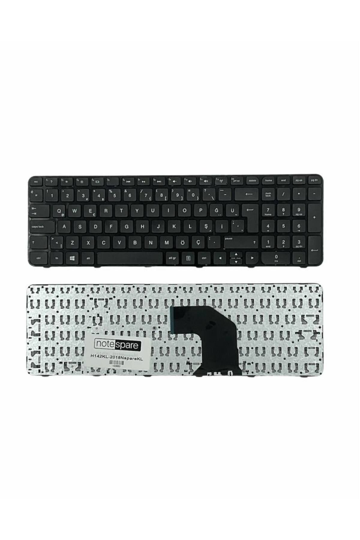 Hp ile Uyumlu Pavilion G6-2251St (C9C34Ea), G6-2252St (C9C36Ea) Notebook Klavye Siyah TR