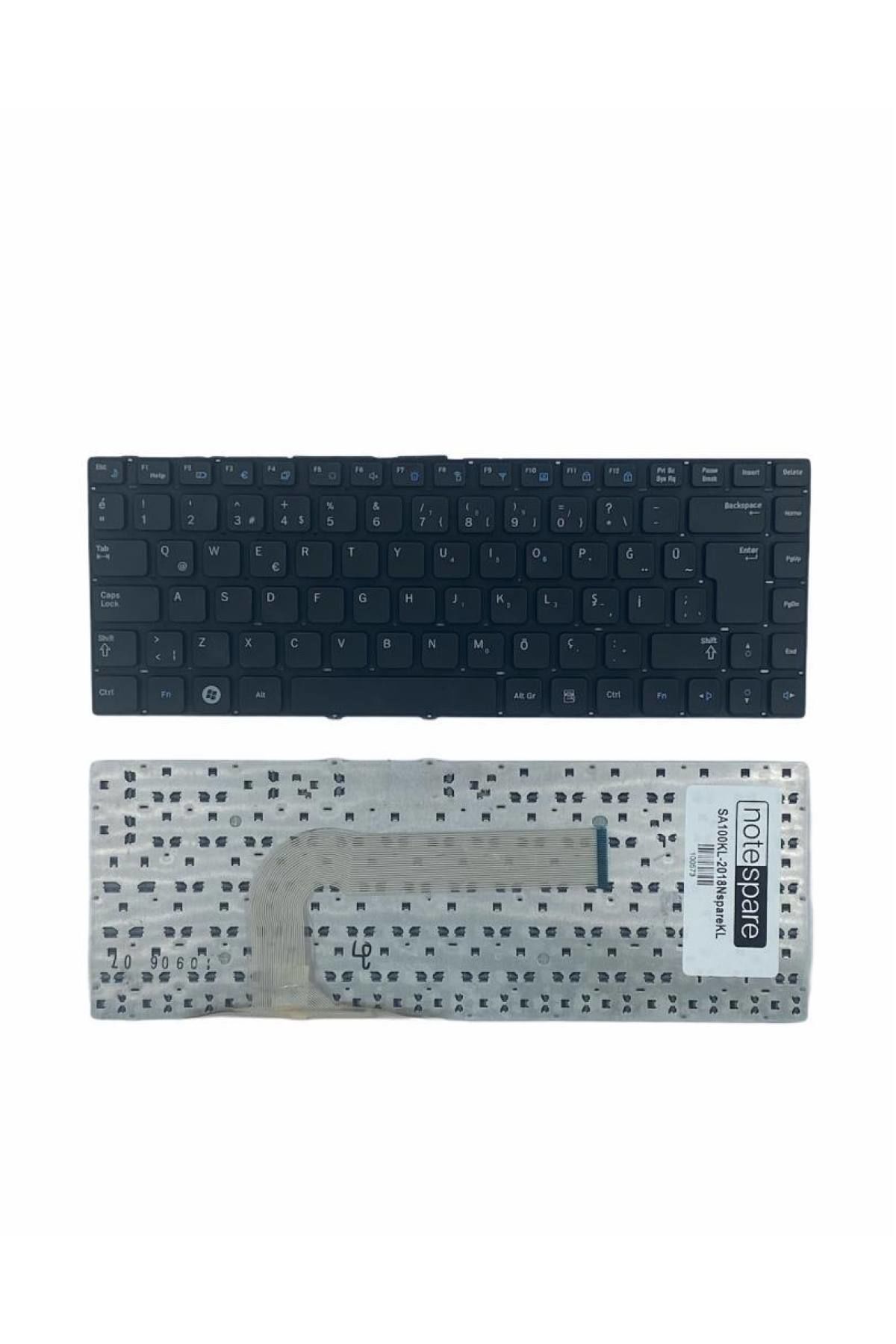 Samsung ile Uyumlu NP-Q430-JS03US, NP-Q430-JSB1US, NP-Q430-JU01US Notebook Klavye Siyah TR