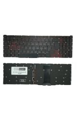 Acer ile Uyumlu Nitro 5 AN515-44-R3VA Işıklı Klavye Siyah Tr ( Kırmızı Aydınlatma Versiyon )