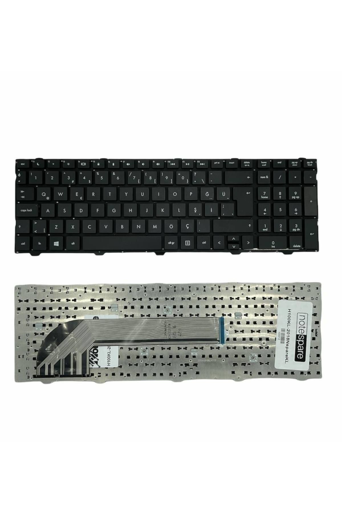 Hp ile Uyumlu MP-10M16TQ-4422, NSK-CC3SW Notebook Klavye Siyah TR