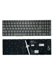 Lenovo ile Uyumlu Ideapad S145-15API 81UT0017TX Klavye Işıklı Füme TR Power Tuşlu Versiyon
