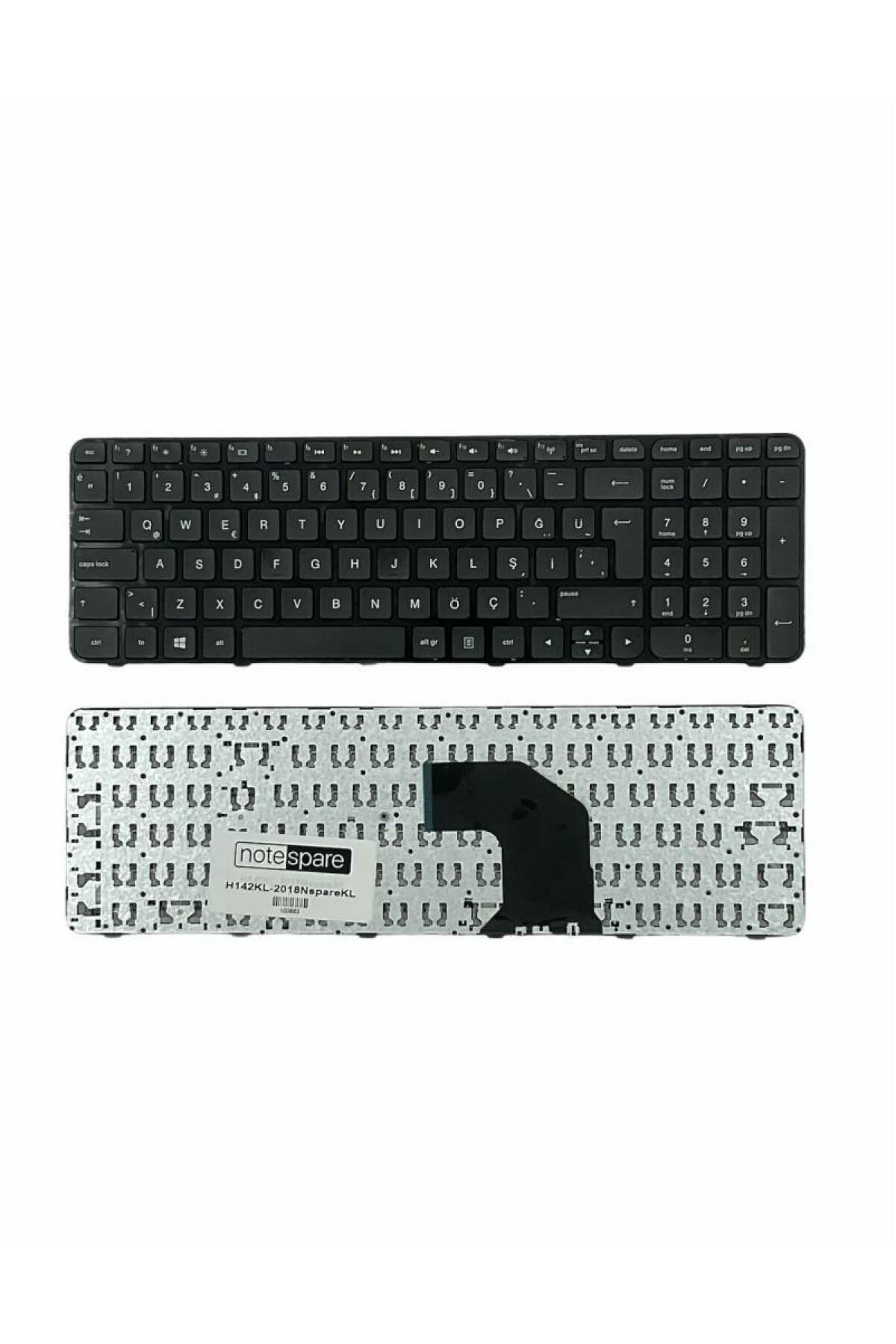 Hp ile Uyumlu Pavilion G6-2356St (E0R45Ea), G6-2357Et (E0R52Ea) Notebook Klavye Siyah TR