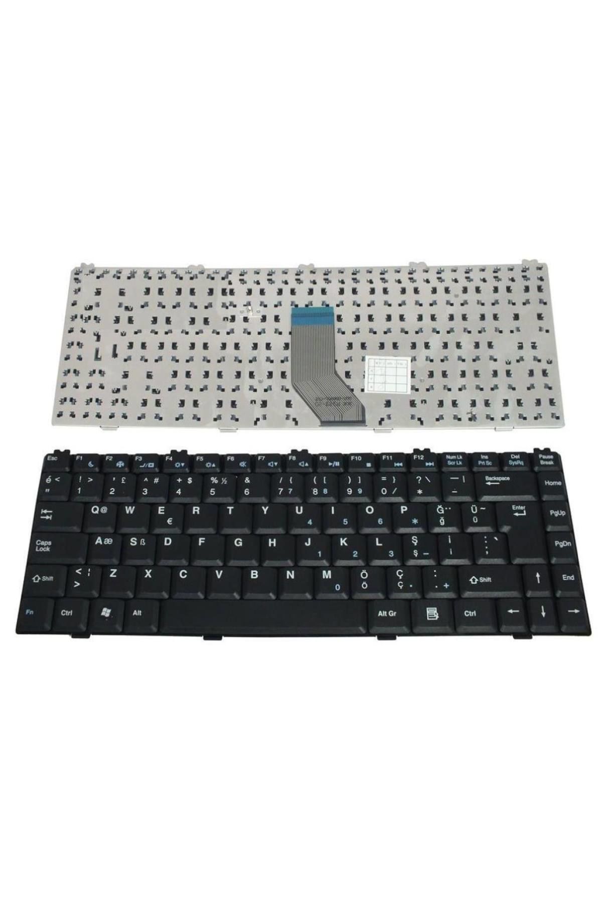 Casper ile Uyumlu QA-TW8X Notebook Klavye Siyah TR