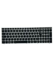 Lenovo ile Uyumlu Z70-80 Type 20364, Z7080 Type 80FG Işıklı Klavye Gümüş Gri TR