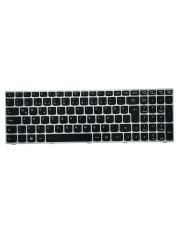 Lenovo ile Uyumlu 25214729, 25214759, 25214785, 25214789 Işıklı Klavye Gümüş Gri TR