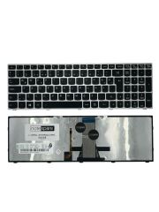Lenovo ile Uyumlu 9Z.NB4SN.001, 9Z.NB4SN.00T, 9Z.NB4SN.10T Işıklı Klavye Gümüş Gri TR