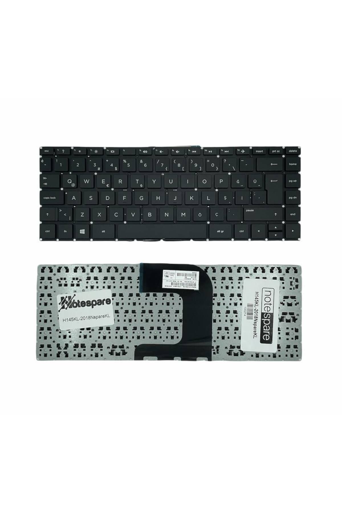 Hp ile Uyumlu 740102-001, 740102-141, 741062-001, 741062-141 Notebook Klavye Siyah TR