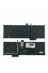 Acer ile Uyumlu Predator G9-593-71EB, G9-593-71EH, G9-593-729S Notebook Işıklı Klavye Siyah TR