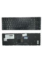 Toshiba ile Uyumlu Satellite L50-C-1N3, L50-C-1NH, L50-C-1V1, L50-C-1V3 Işıklı Klavye Siyah TR