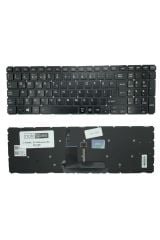 Toshiba ile Uyumlu Satellite L50-C-1V8, L50-C-1VD, L50-C-1WG, L50-C-1WH Işıklı Klavye Siyah TR