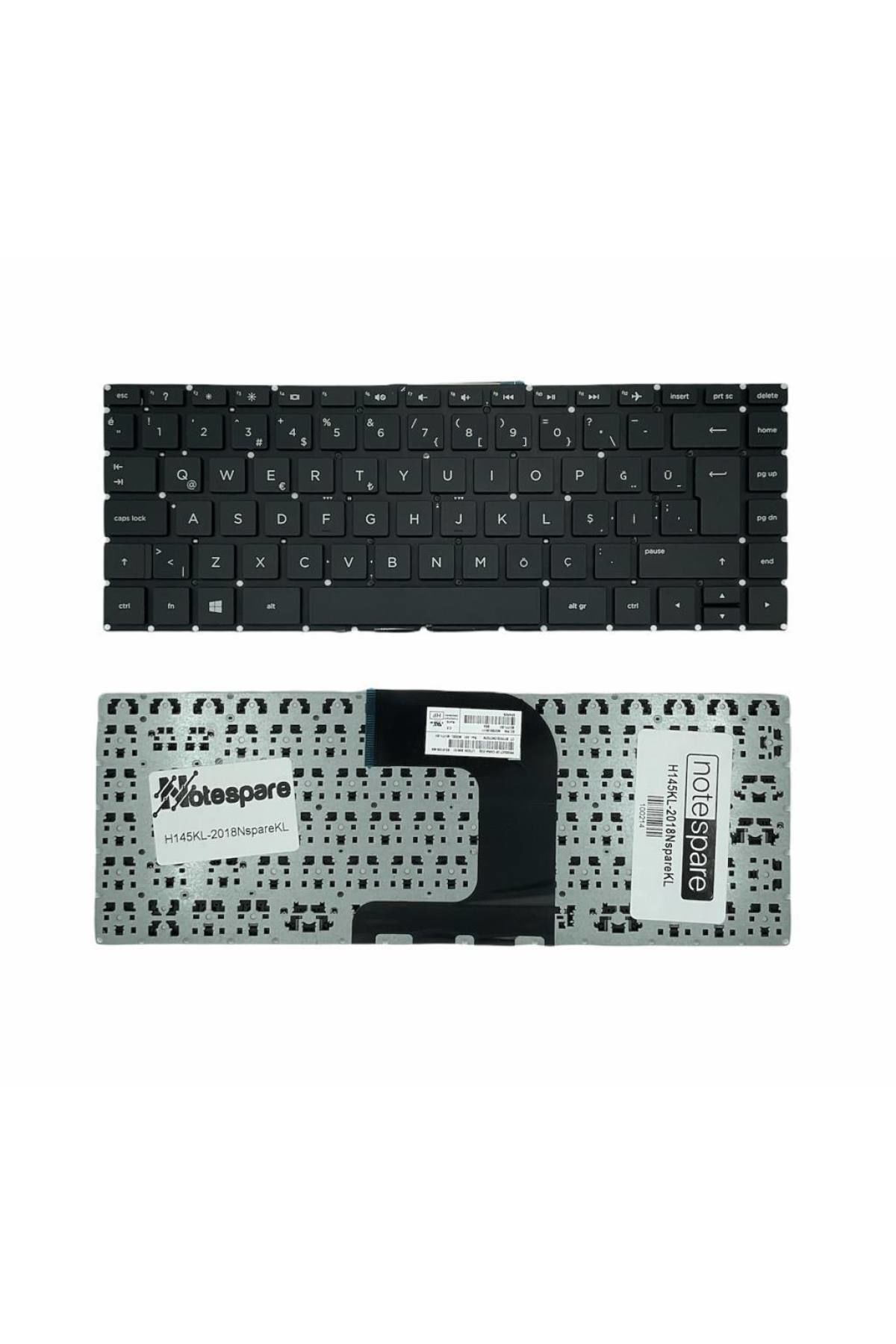 Hp ile Uyumlu MP-13M5, MP-13M53US-698, MP-13M56TQ-698 Notebook Klavye Siyah TR