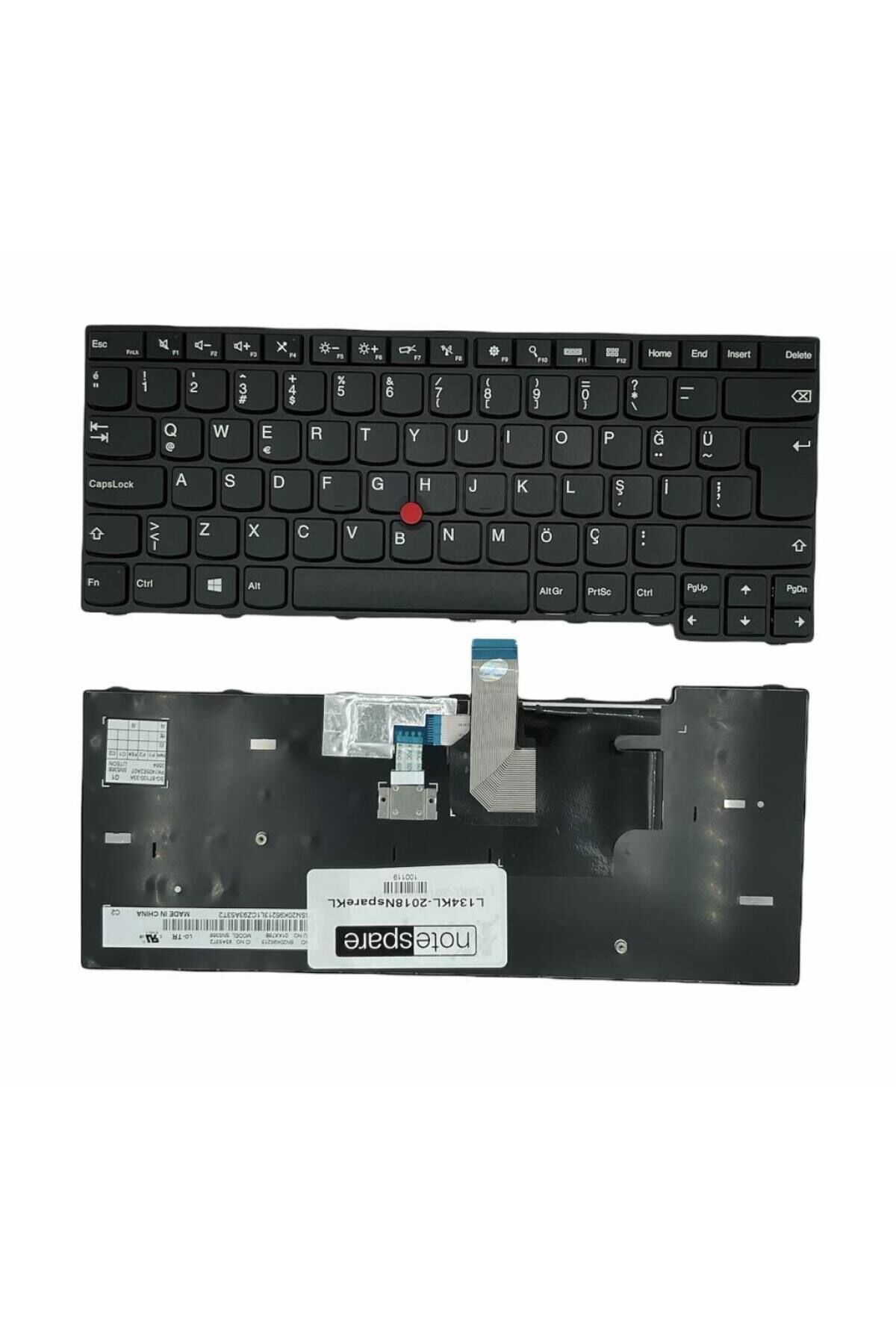 Lenovo ile Uyumlu 04Y0862, 04Y0890, 04Y0892, 04Y2754 Notebook Klavye Siyah TR