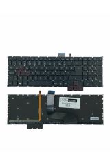 Acer ile Uyumlu Predator G9-593-77P2, G9-593-77QA, G9-593-77R4 Notebook Işıklı Klavye Siyah TR