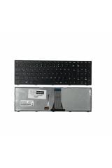 Lenovo ile Uyumlu IdeaPad 500-15ISK 80NT00Q0TX, 500-15ISK 80NT00Q1TX Işıklı Klavye Siyah TR