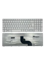 Acer ile Uyumlu Aspire 5360, 5410, 5532, 5536, 5538, 5542, 5551 Notebook Klavye Beyaz TR