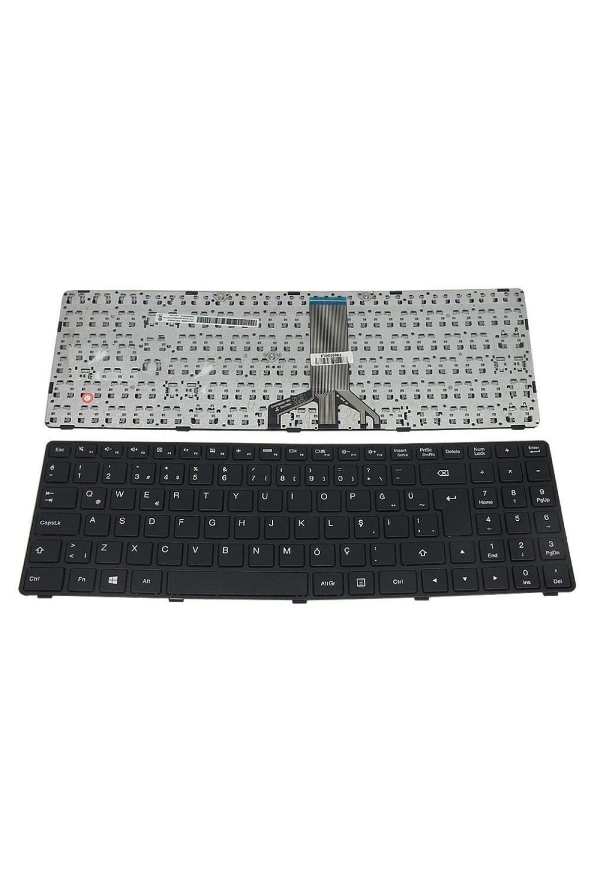 Lenovo ile Uyumlu 100-15IBD 80QQ009ETX, 100-15IBD 80QQ009FTX Notebook Klavye Siyah TR