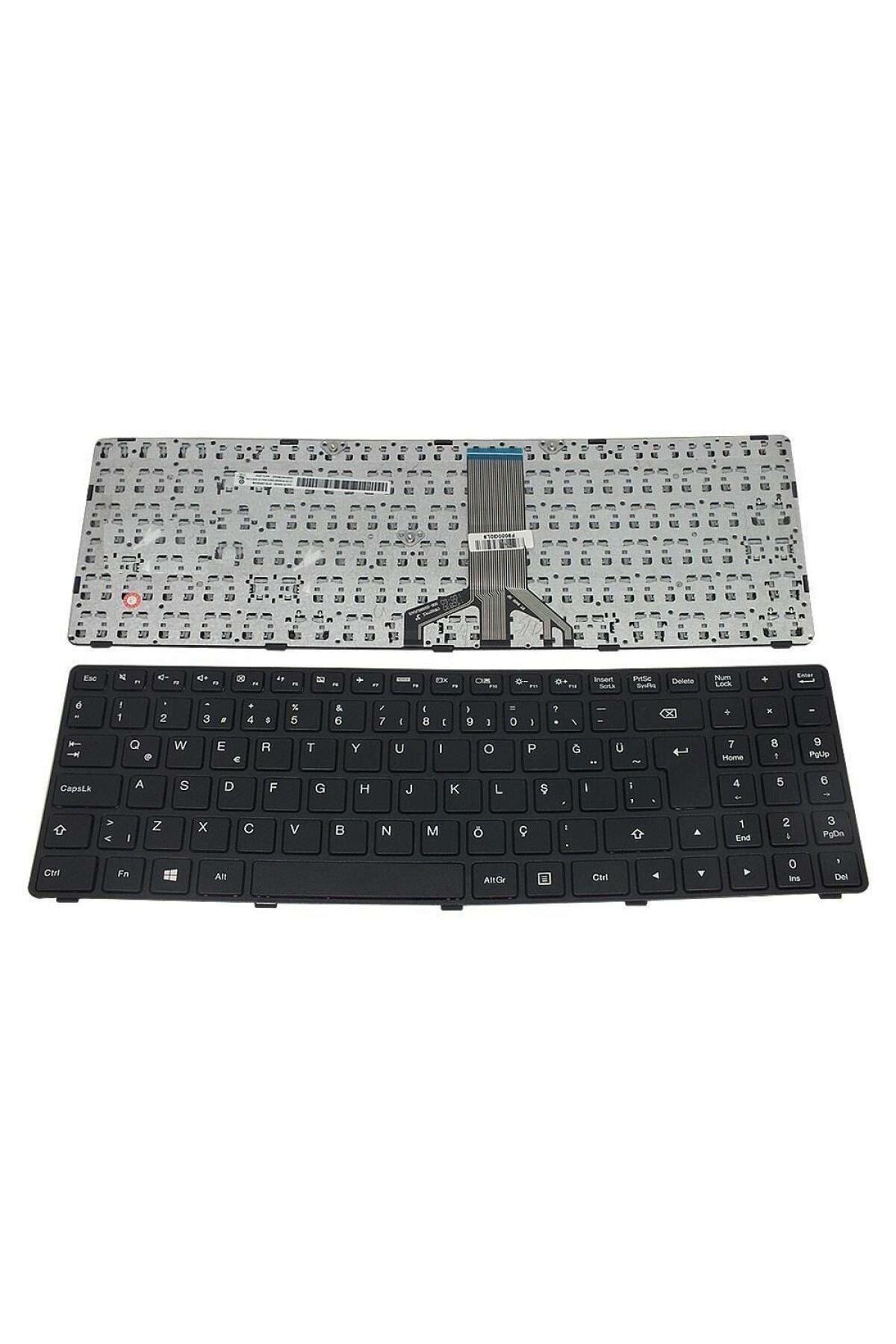 Lenovo ile Uyumlu 100-15IBD 80QQ009HTX, 100-15IBD 80QQ009KTX Notebook Klavye Siyah TR